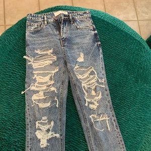 Bridge by Gly women’s jeans size 24, destroyed good condition $8